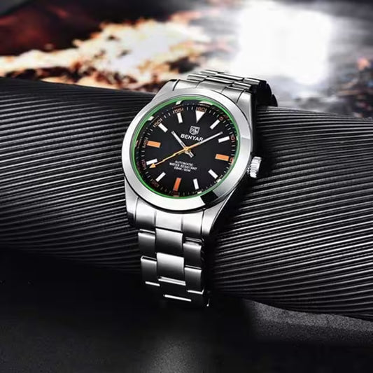 BENYAR Stainless Steel Men Automatic Movement Watch Model (BY-5152)
