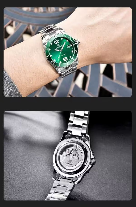 BENYAR Stainless Steel Men Automatic Movement Watch Model (BY-5152)