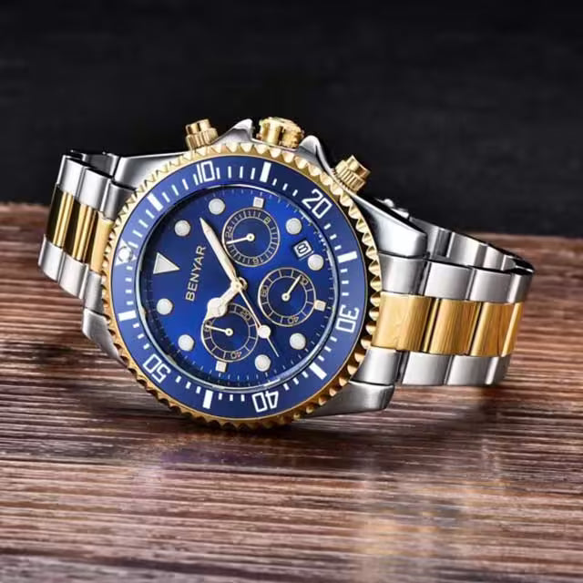 BENYAR Stainless Steel Men Chronograph Watch Model (BY-5140S)