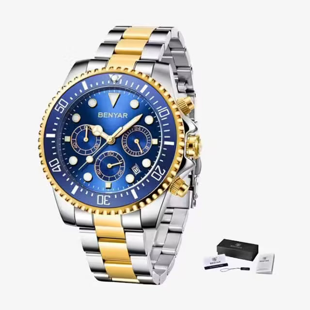 BENYAR Stainless Steel Men Chronograph Watch Model (BY-5140S)