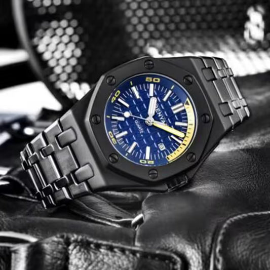 ساعة بينيار للرجال من الفولاذ المقاوم للصدأ موديل (BY-5123)