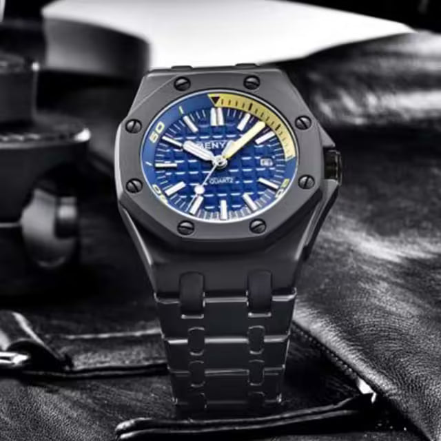 ساعة بينيار للرجال من الفولاذ المقاوم للصدأ موديل (BY-5123)