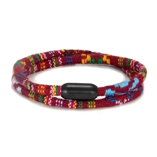Black Magnet Buckle Waterproof Women Bracelet (EGBT091)