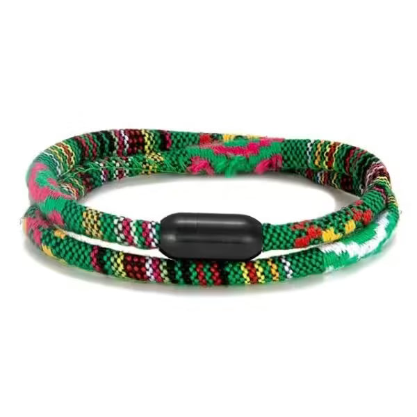 Black Magnet Buckle Waterproof Women Bracelet (EGBT091)