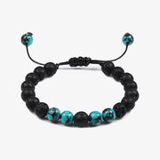 Blue Adjustable Shamballa Bracelet (EGBT317)