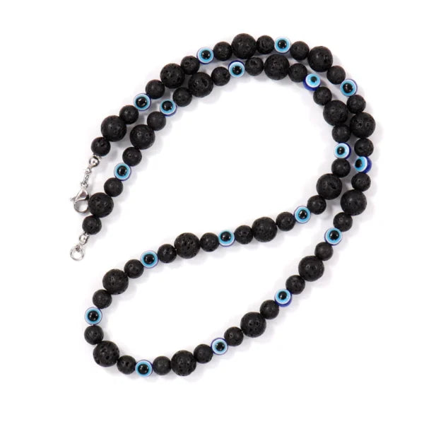 blue eye x beads necklace egn076 gallery img 2