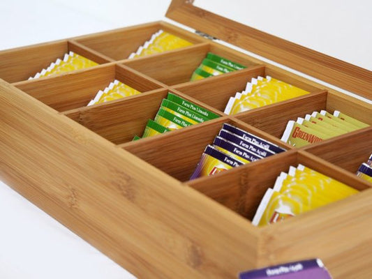 BAMBUM Bonte 10 Section Tea Box