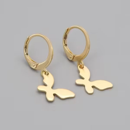 Butterfly Dangle Women Simple  Earrings