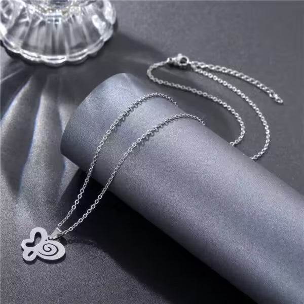 Butterfly Pendant Women Necklace(EGN163)