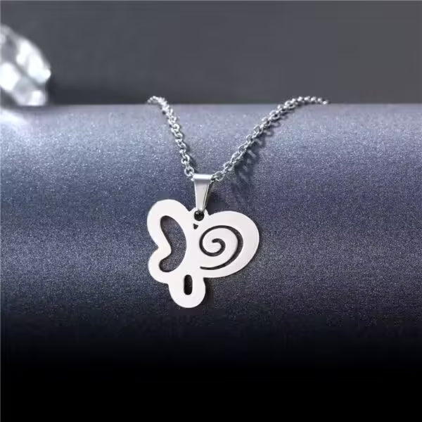 Butterfly Pendant Women Necklace(EGN163)
