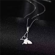 Collier pendentif papillon pour femme (EGN169)