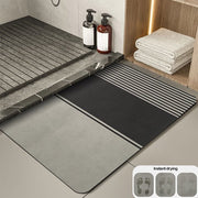 (50*80 cm) Rectangular Absorbent Anti Slip Rubber Quick Dry Bath Mat (EGM060)