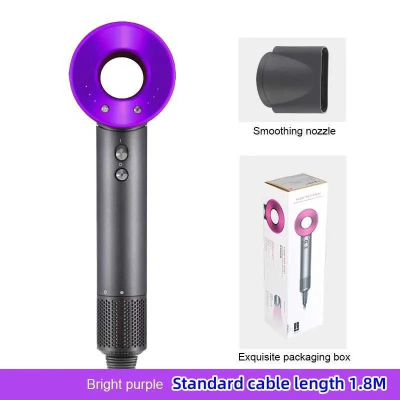 Professional Leafless Negative Ion Hair Dryer – High-Speed Constant Temperature Blow Dryer for Home Use
