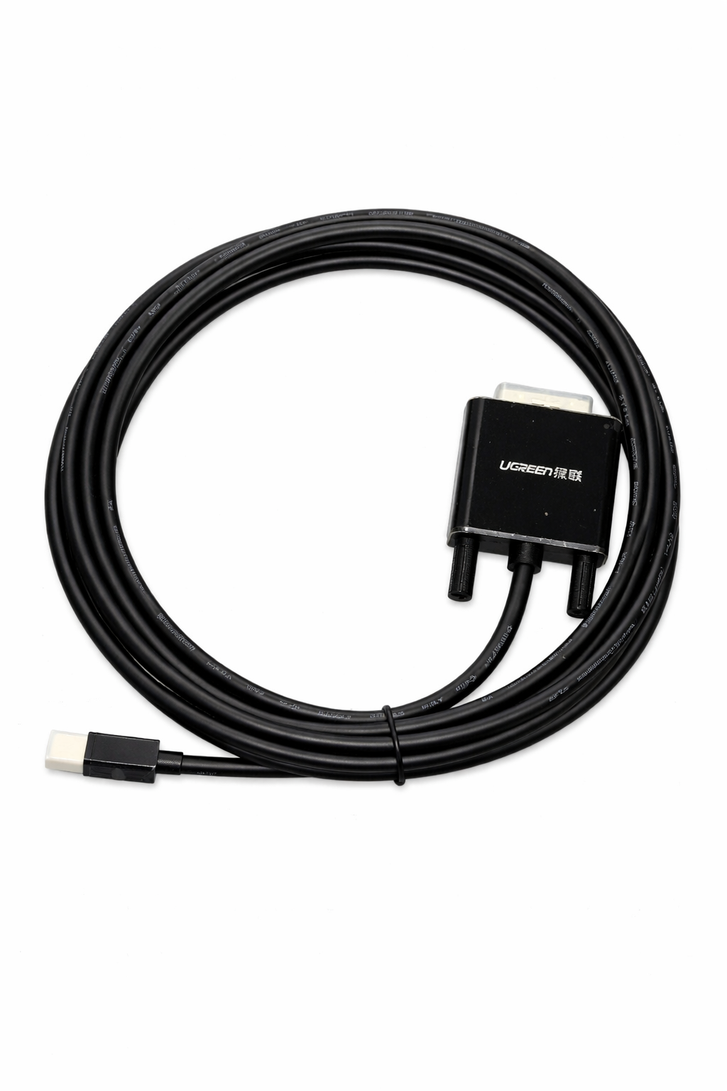 Câble UGREEN Mini DisplayPort (Mini DP) vers HDMI 4K 3m | Adaptateur tressé unidirectionnel en aluminium | Compatible avec moniteur, projecteur, MacBook, ordinateur portable (noir)