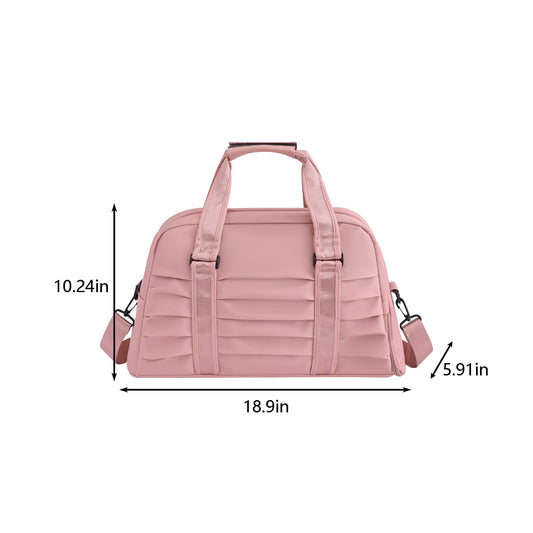 Women's Large Gym Bag with Shoe Compartment – Waterproof Sports, Fitness & Travel Duffel Bag