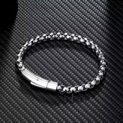 Bracelet à chaîne en acier inoxydable avec boucle magnétique (EGBT348) 