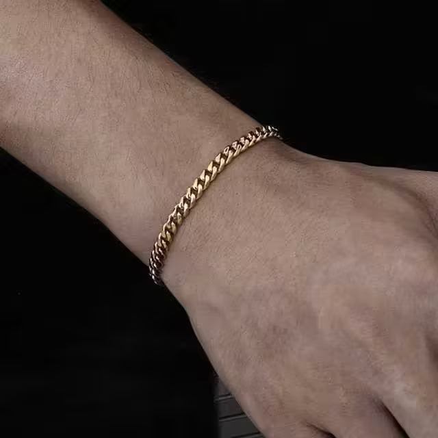 سوار بسيط للجنسين من الفولاذ المقاوم للصدأ (EGBT412)