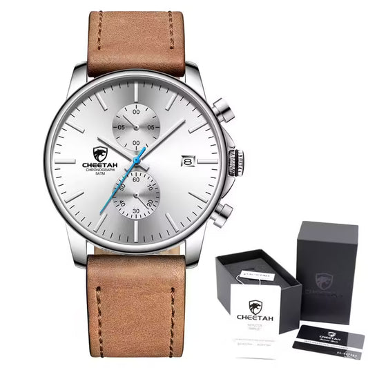 CHEETAH Chronograph Leather Men Watch (CH1604L)