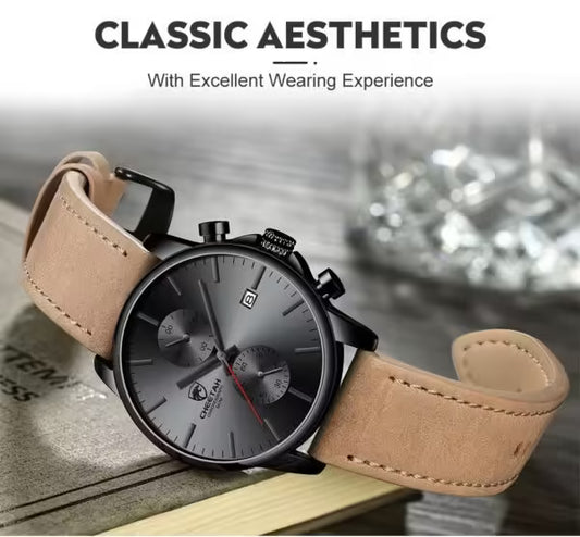 CHEETAH Chronograph Leather Men Watch (CH1604L)