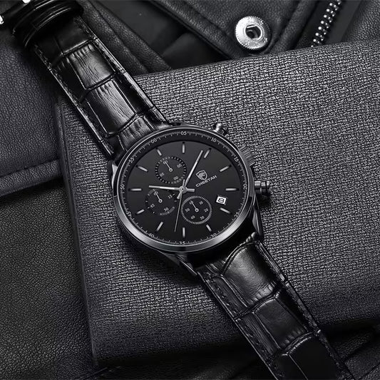 CHEETAH Chronograph Leather Men Watch (CH1607L)