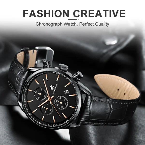 CHEETAH Chronograph Leather Men Watch (CH1607L)