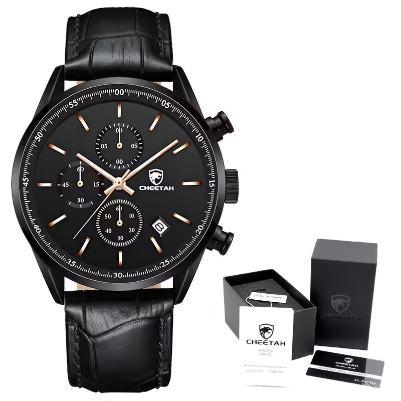 CHEETAH Chronograph Leather Men Watch (CH1607L)