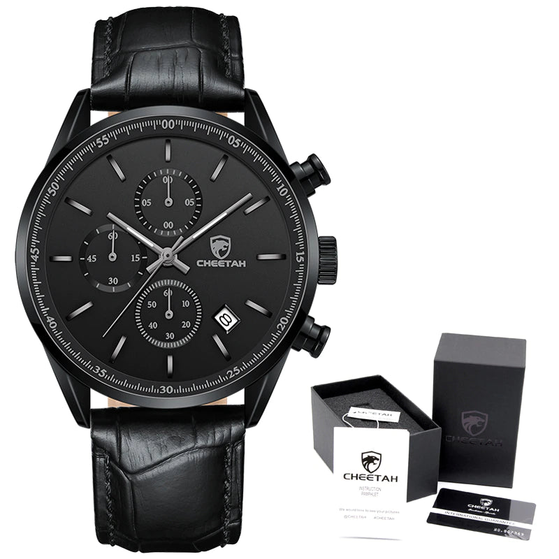 CHEETAH Chronograph Leather Men Watch (CH1607L)