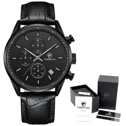 CHEETAH Chronograph Leather Men Watch (CH1607L)