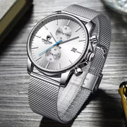 CHEETAH Chronograph Mesh Stainless Steel Men Watch (CH1604M)
