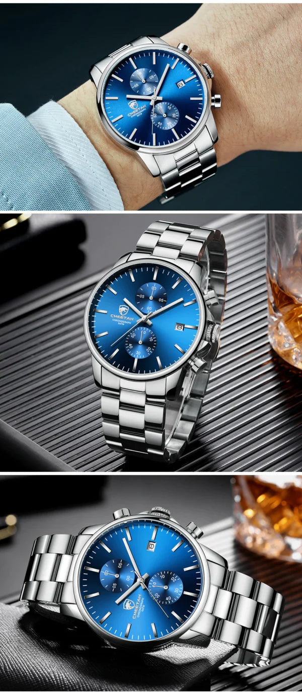 CHEETAH Chronograph Stainless Steel Men Watch (CH1604S)
