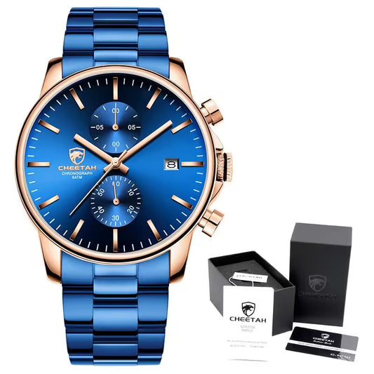 CHEETAH Chronograph Stainless Steel Men Watch (CH1604S)
