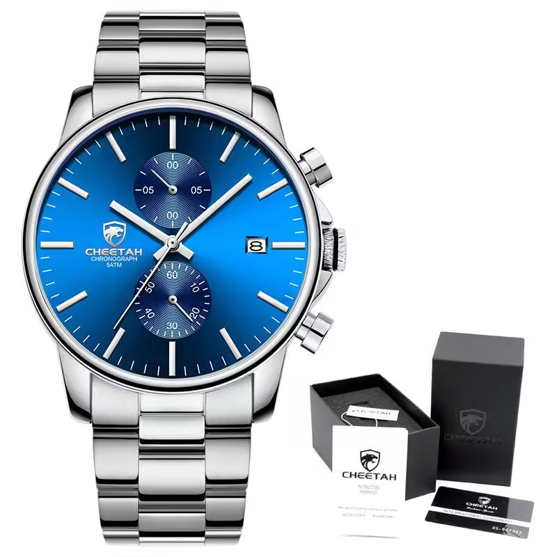 CHEETAH Chronograph Stainless Steel Men Watch (CH1604S)