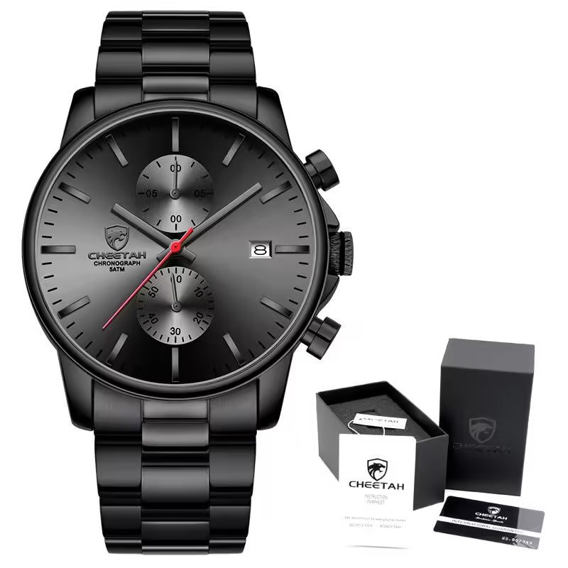 CHEETAH Chronograph Stainless Steel Men Watch (CH1604S)