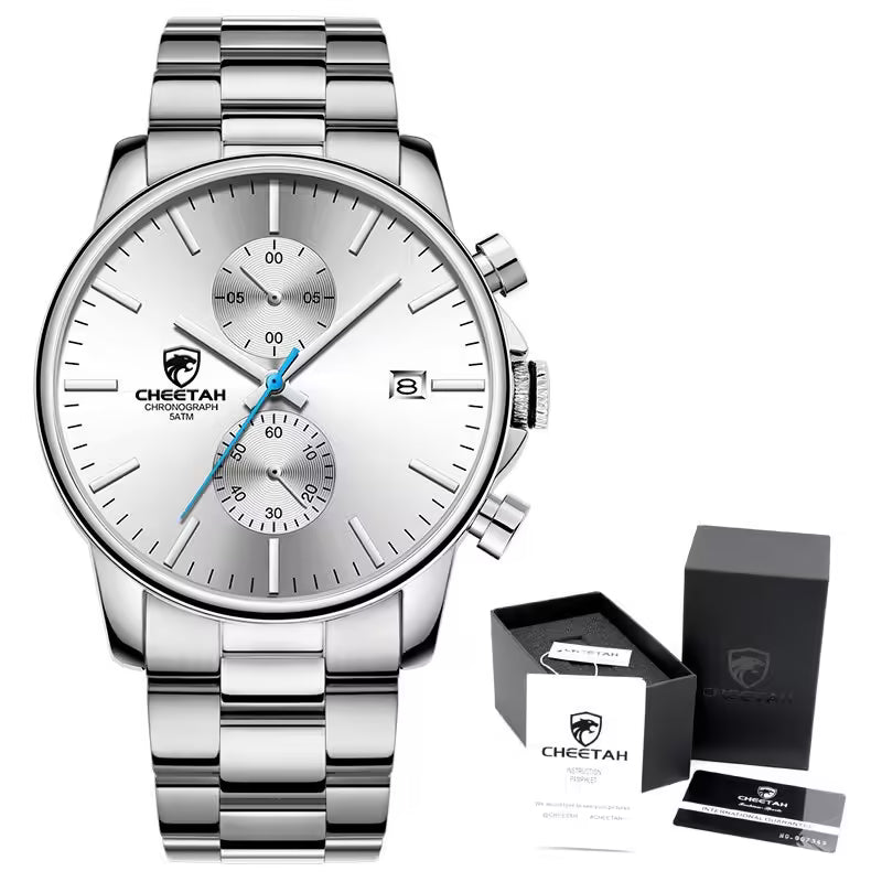 CHEETAH Chronograph Stainless Steel Men Watch (CH1604S)