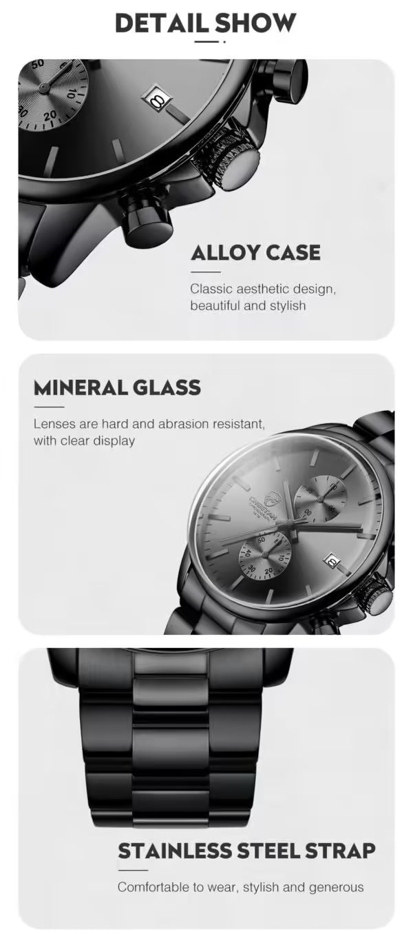 CHEETAH Chronograph Stainless Steel Men Watch (CH1604S)