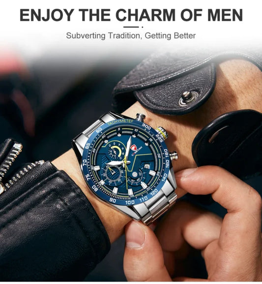 CHEETAH Chronograph Stainless Steel Men Watch (CH1614)