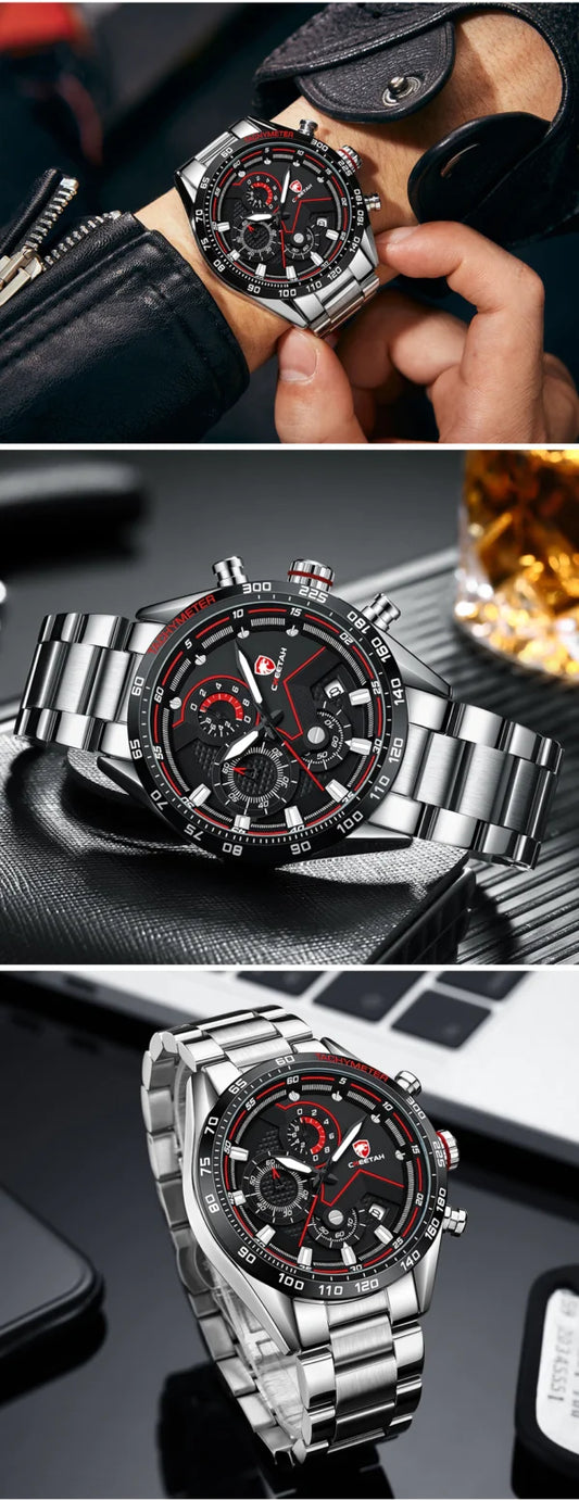 CHEETAH Chronograph Stainless Steel Men Watch (CH1614)