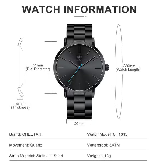 CHEETAH Classic Stainless Steel Men Watch (CH1615)