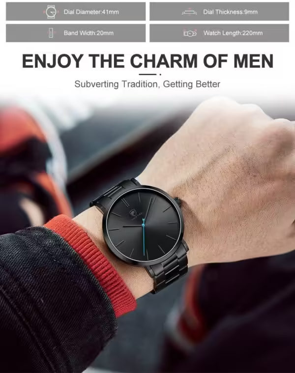 Montre homme CHEETAH classique en acier inoxydable (CH1615)