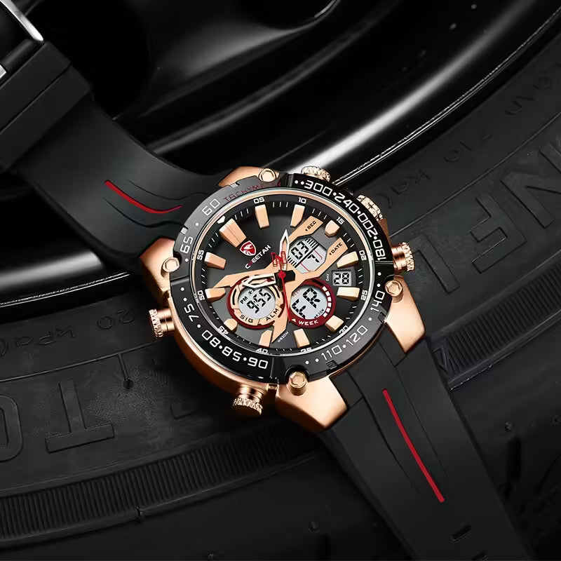 Montre homme numérique en silicone CHEETAH (CH1611)