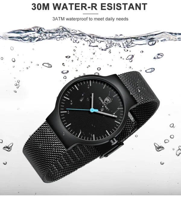 cheetah ultra thin stainless steel men watch ch1609 gallery img 13
