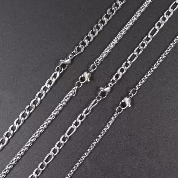 Collier pendentif classique rond en pierre œil de tigre pour hommes et femmes (EGN053)