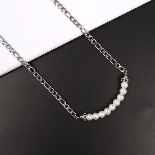 Collier pendentif classique rond en pierre œil de tigre pour hommes et femmes (EGN053)