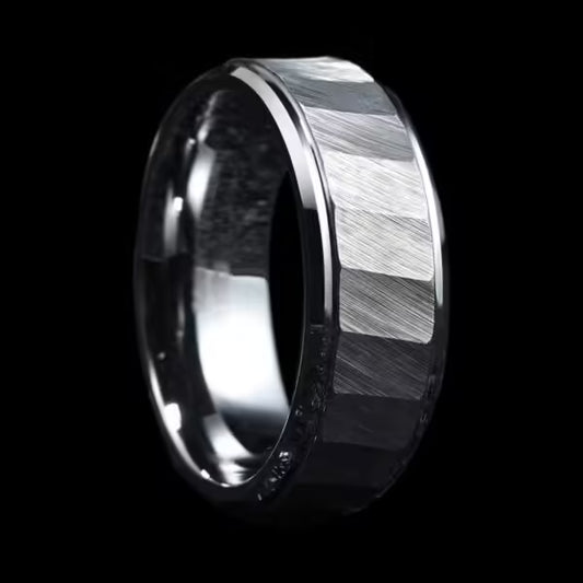 Bague classique en acier inoxydable (EGR035)
