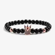 Bracelet élégant à perles en forme de couronne (EGBT013)