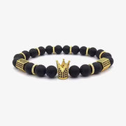 Bracelet élégant à perles en forme de couronne (EGBT029) 