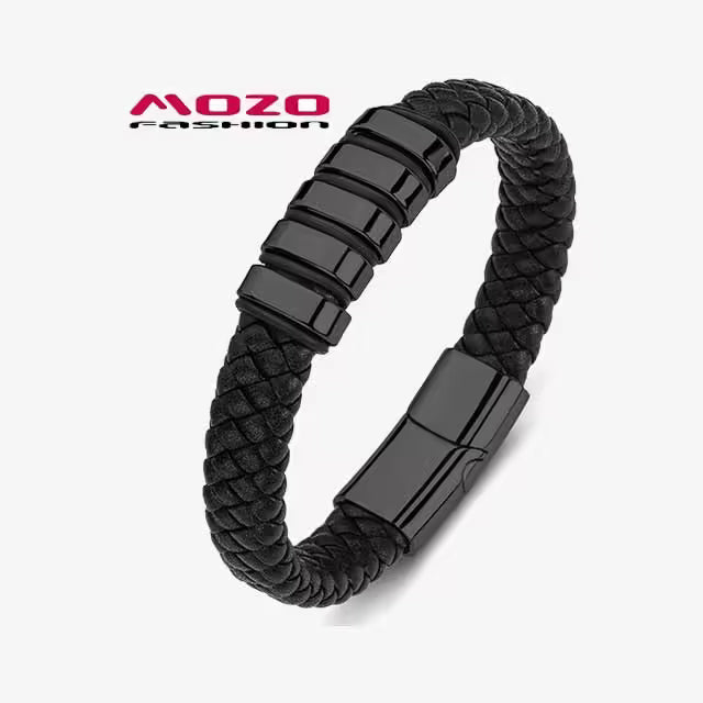 Classy Men Leather Bracelet (EGBT077)