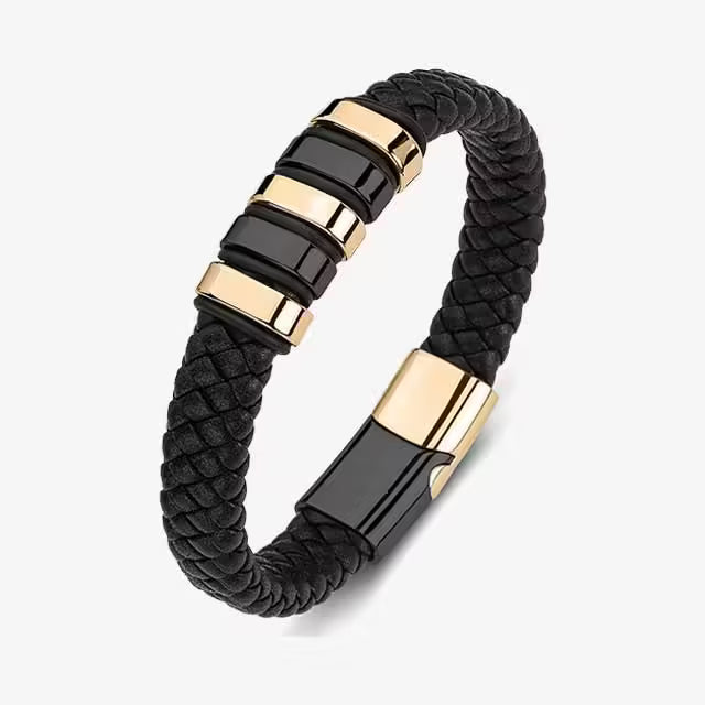 Classy Men Leather Bracelet (EGBT077)
