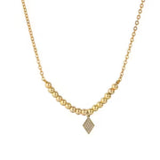 Classy Zircon Women Pendant Necklace (EGN032)