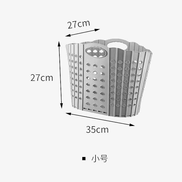 1/2/4Pcs Collapsible Plastic Laundry Hampers – Portable Laundry Baskets for Kitchen, Bathroom, Camping, Supermarket & Car Trunk Storage